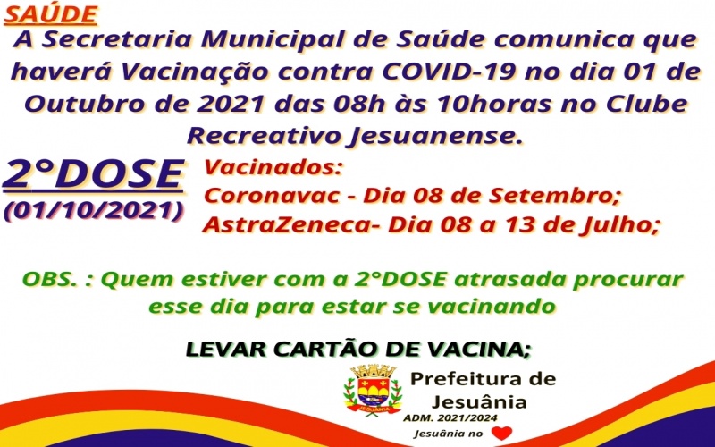 VACINAÇÃO CONTRA COVID-19