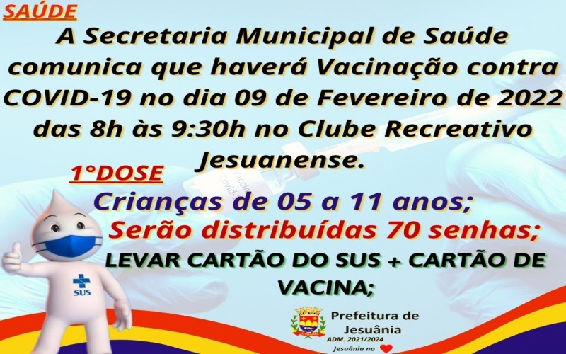 VACINAÇÃO INFANTIL CONTRA COVID-19