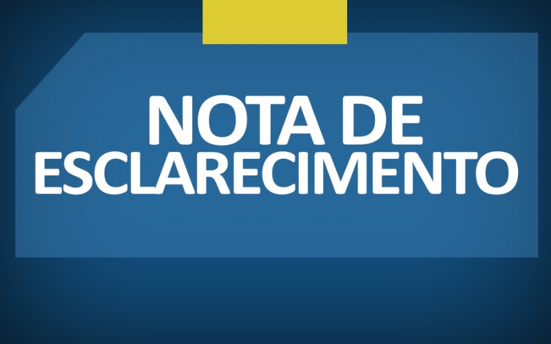Nota de esclarecimento sobre a situação da Bomba D´água no Bairro da Barrocada